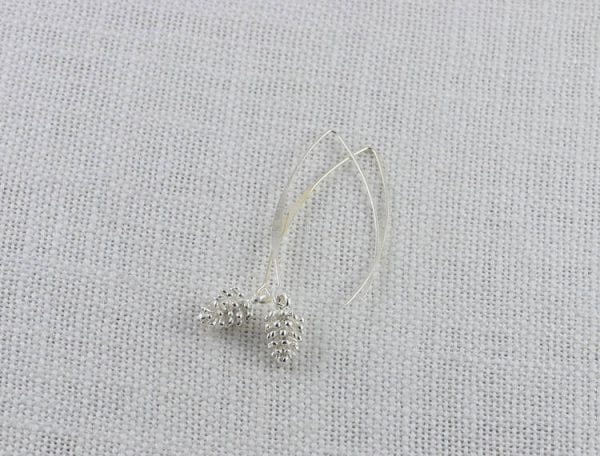 Dainty Silver Earrings - Bridesmaids, Dangle, Simple 19
