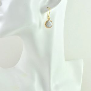 Keshi Pearl Drop Earrings - 24K Gold Hypoallergenic Hooks